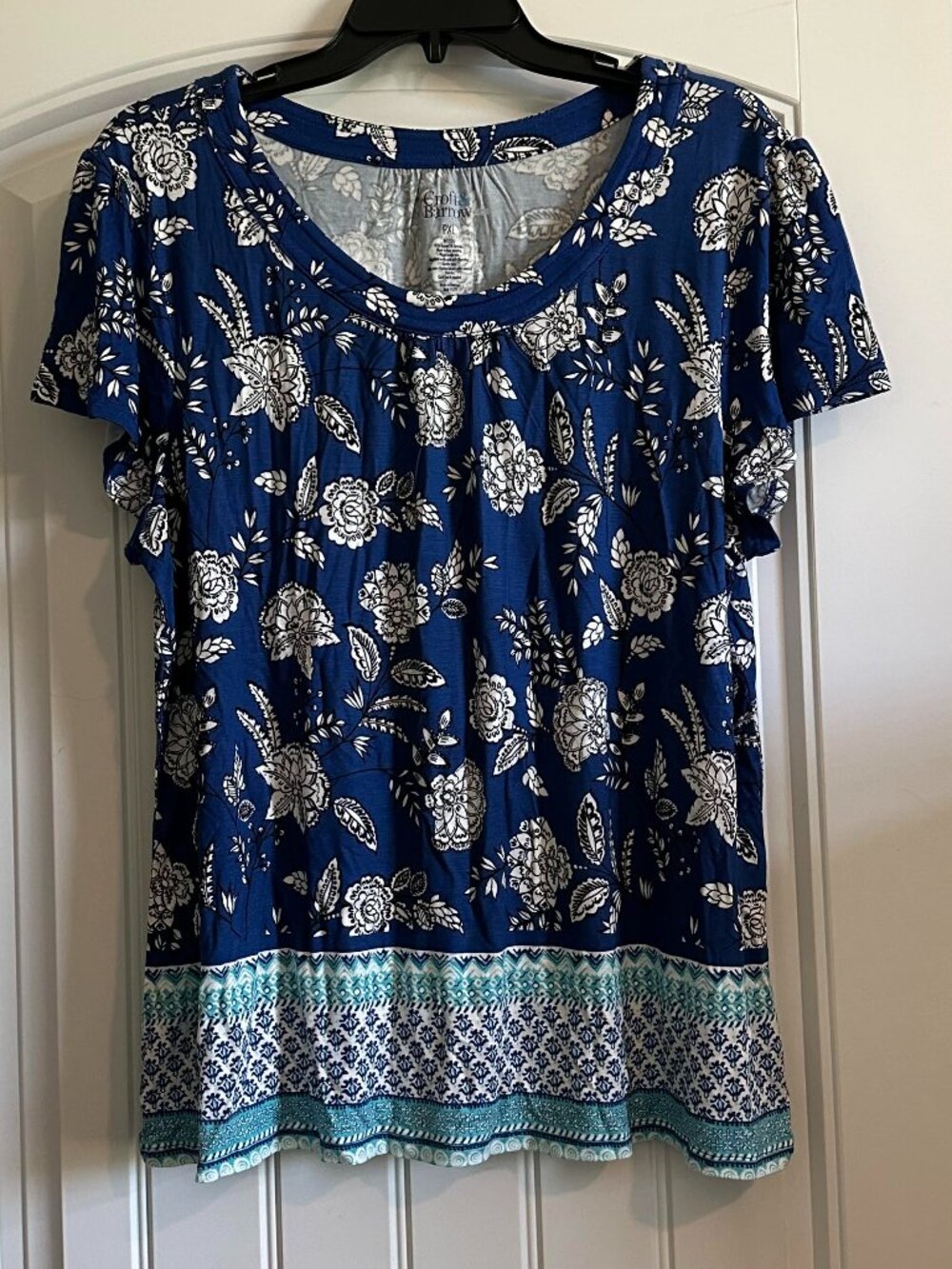 Petite NWOT Croft & Barrow Top PXL